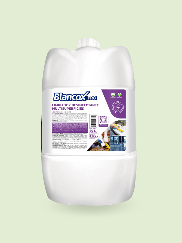 LASTRA blancox pro limpiador desinfectante multisuperficies 20 litros