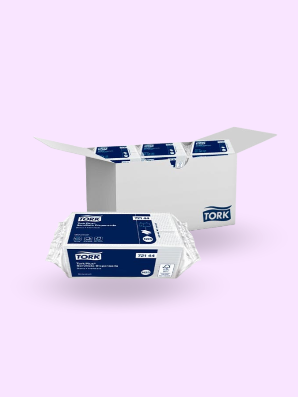 Servilletas de Papel Plus Blancas 45x100 con Certificación FSC