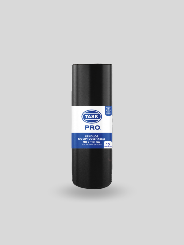Bolsas de Basura Negras Industriales 90x110 Task Pro